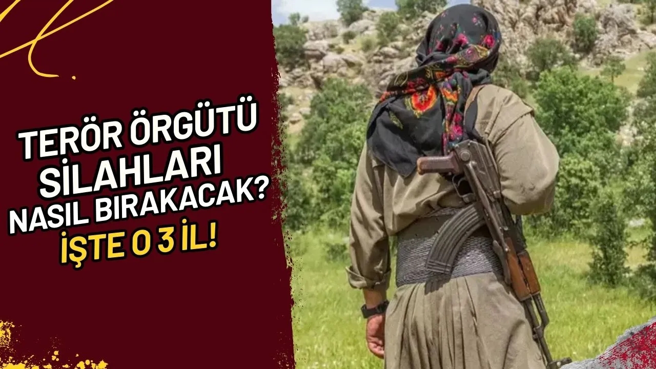 Terör Örgütü Silahları Nasıl Bırakacak? İşte O 3 İl!